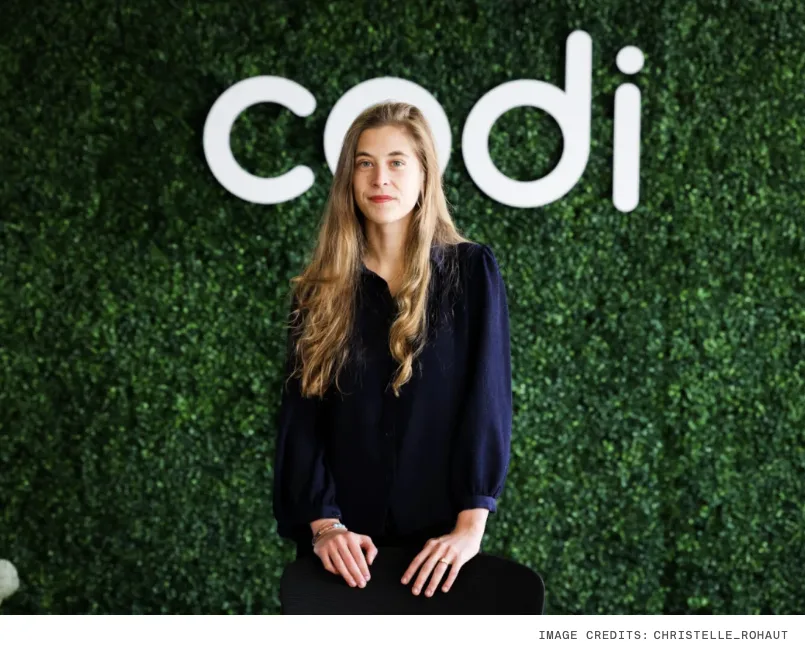 Codi founder at the company's New York office