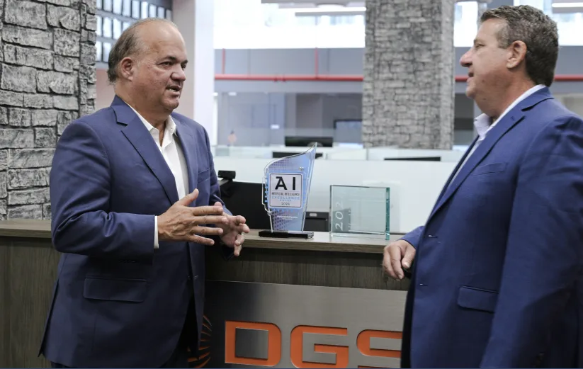 DGS leadership at the company's Washington DC headquarters
