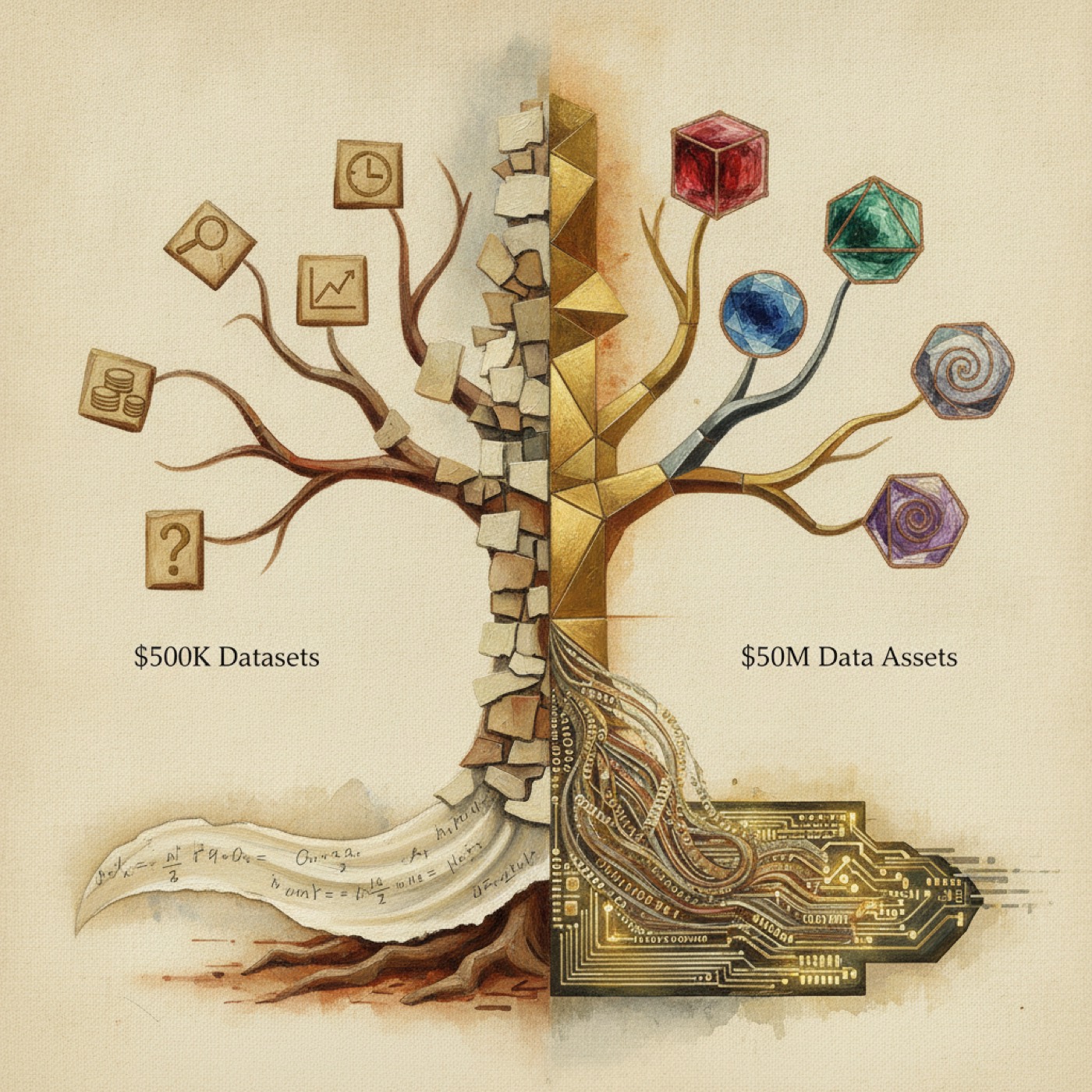 5 Data Valuation Methods That Separate $500K Datasets from $50M Data Assets