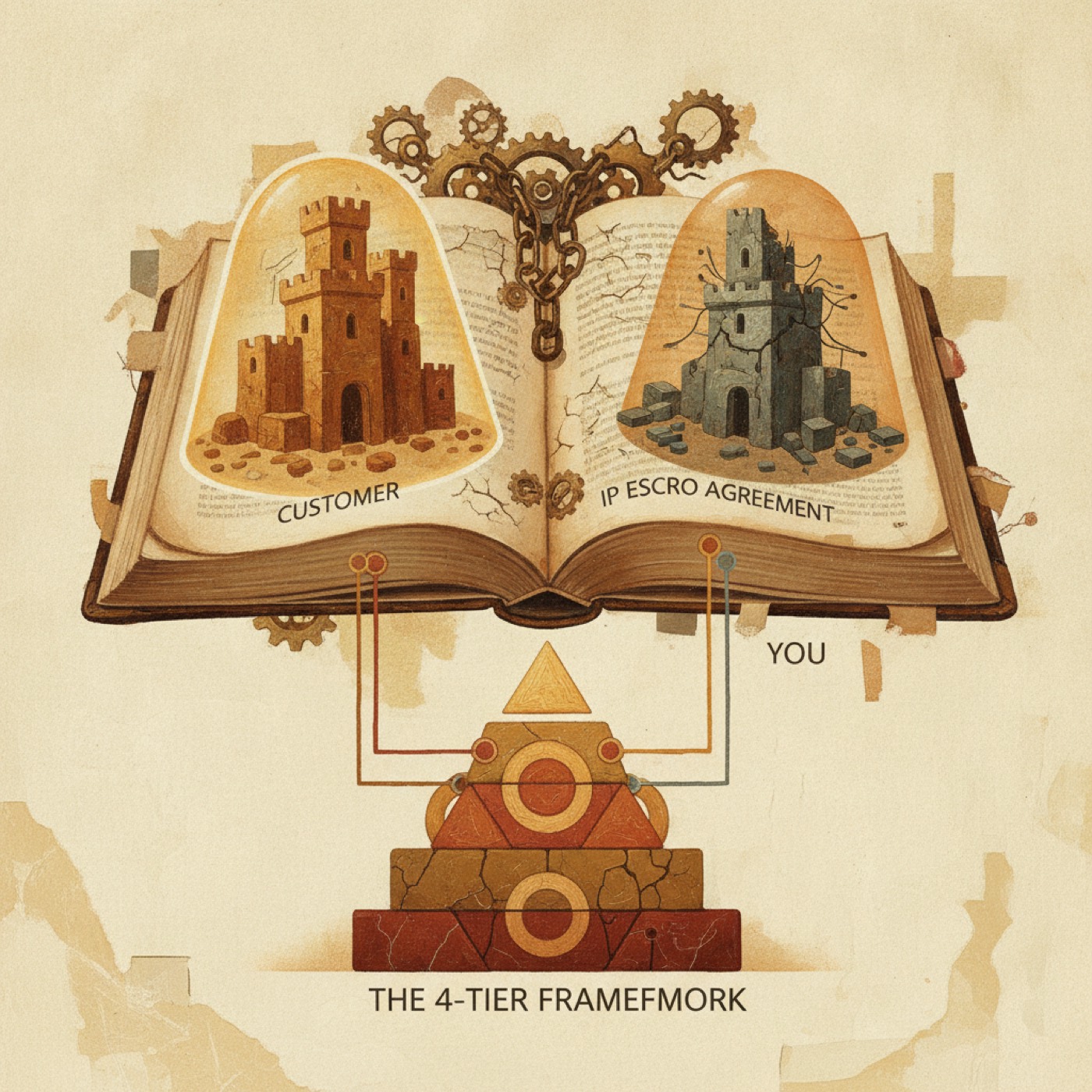 Your IP Escrow Agreement Protects Your Customer, Not You. The 4-Tier Framework That Fixes It.