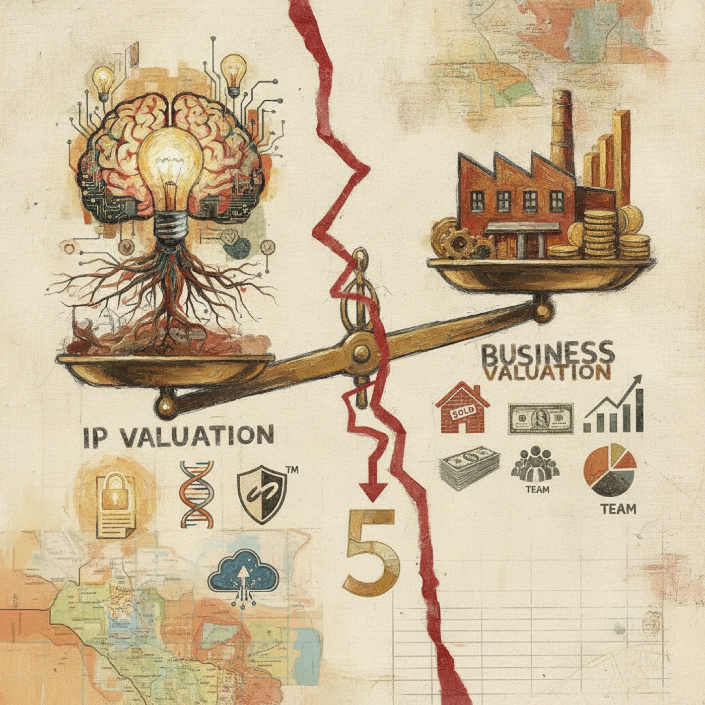 IP Valuation vs Business Valuation: 5 Differences That Change Your Exit Number
